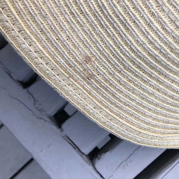 J Crew Factory Classic Straw Hat Floppy Beach Sun - Picture 6 of 6